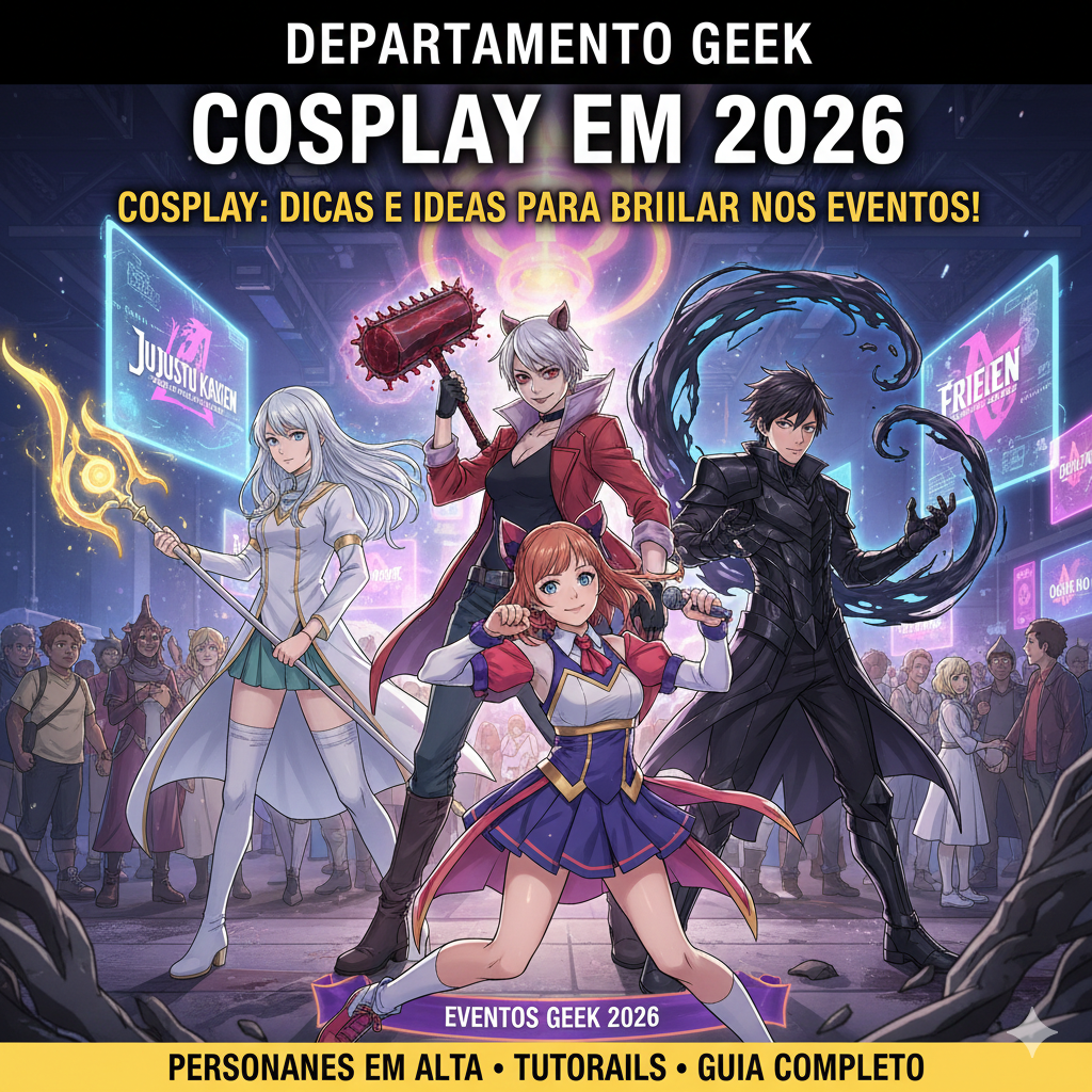 🎭 Cosplay em 2026: Dicas e Ideias para Brilhar nos Eventos Geek!